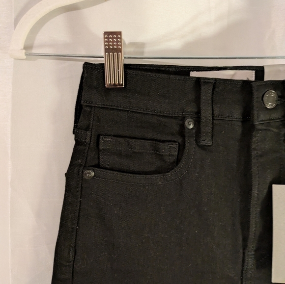 Everlane Black Tall High Rise Skinny Jeans NWT 23 - Picture 3 of 11